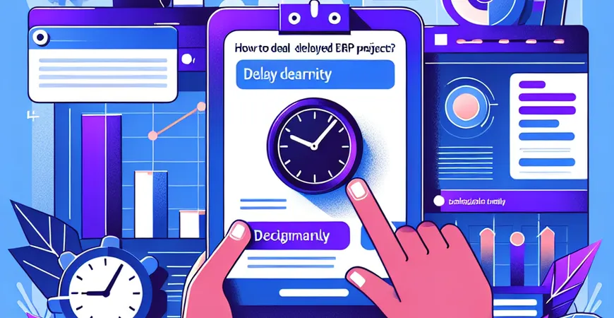  ERP项目进度延迟怎么办？3个方法帮你抢回时间